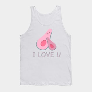 I love you Avocado Tank Top